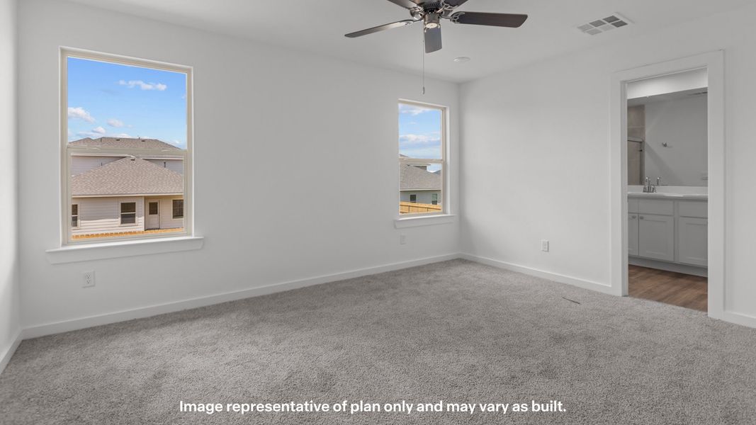 Spacious, unfurnished interior of a new home in Overlook West, Wolfforth (Image 24).