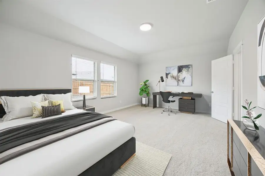 Furnished interior view inside a new home in Southridge, McKinney (Image 10).