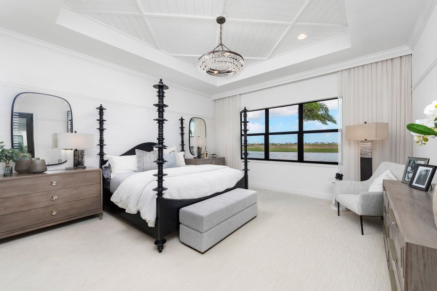 Representative furnished interior of a home built from the Madison by GL Homes in Valencia Parc at Riverland, Port St. Lucie (Image 16).