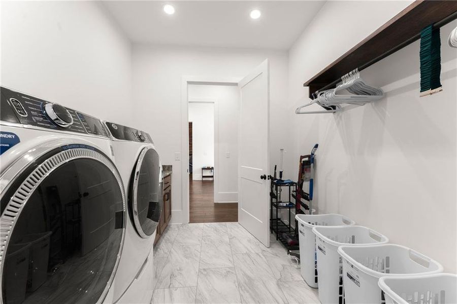 Furnished interior view inside a new home in , Cleveland (Image 44).