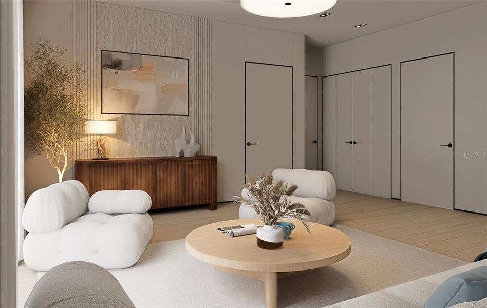 Furnished interior view inside a new home in , Sarasota (Image 9).