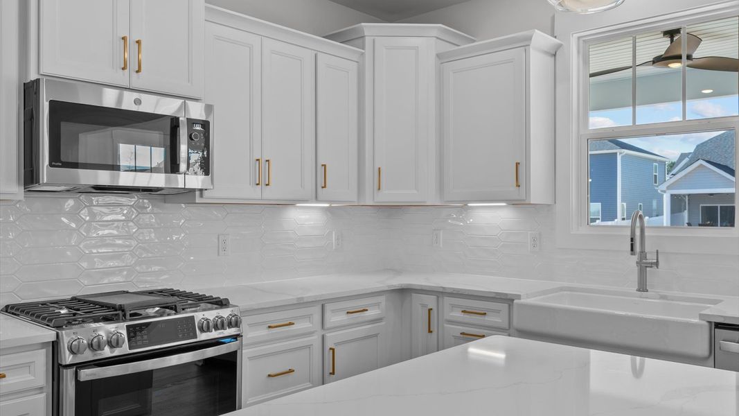 Accomplished layout with a first-class kitchen in this select community by DRB Homes Accomplished layout with a first-class kitchen in this select community by DRB Homes