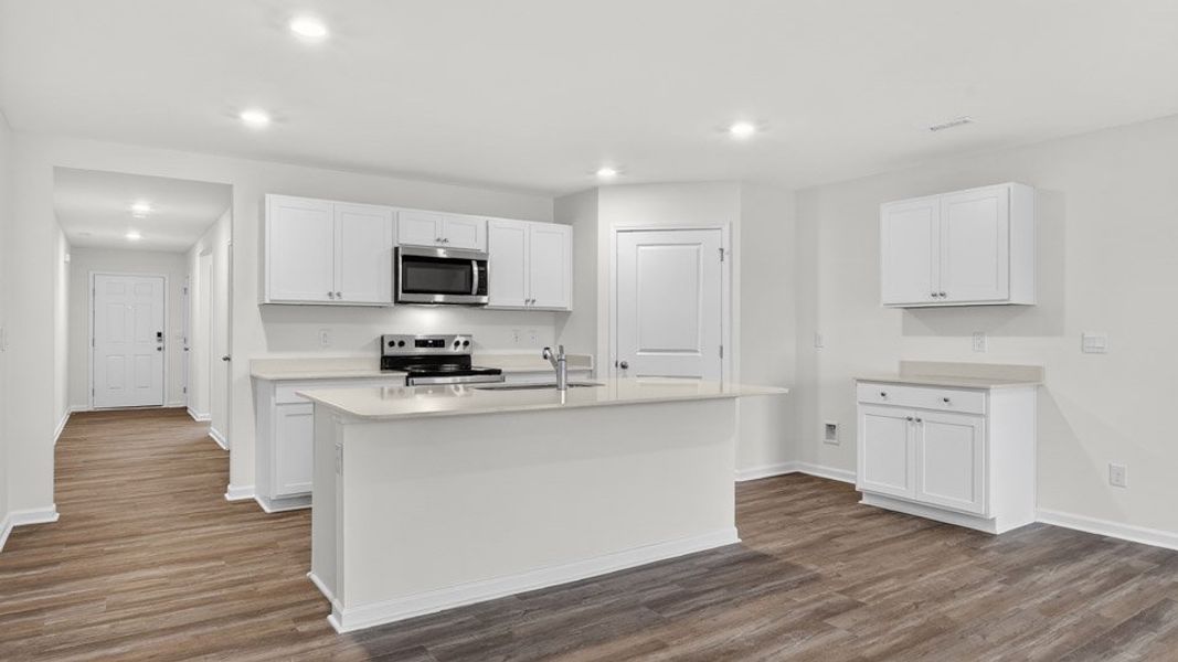 Furnished interior view inside a new home in Barwell Park, Raleigh (Image 6).