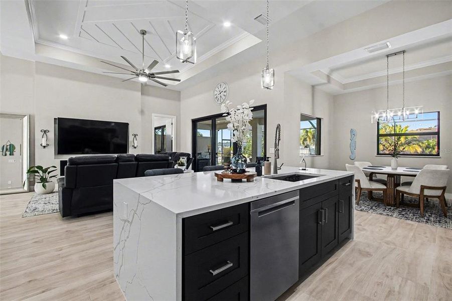 Furnished interior view inside a new home in , Cape Coral (Image 13).