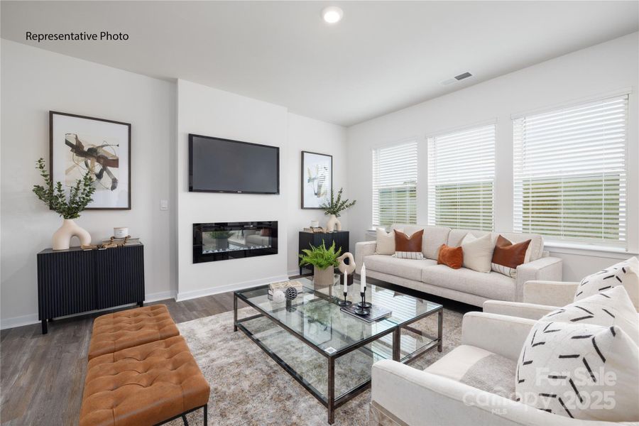 Furnished interior view inside a new home in Huffman Ridge, Hickory (Image 13).