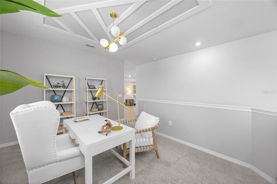 Furnished interior view inside a new home in Wellen Park Golf & Country Club, Venice (Image 20).
