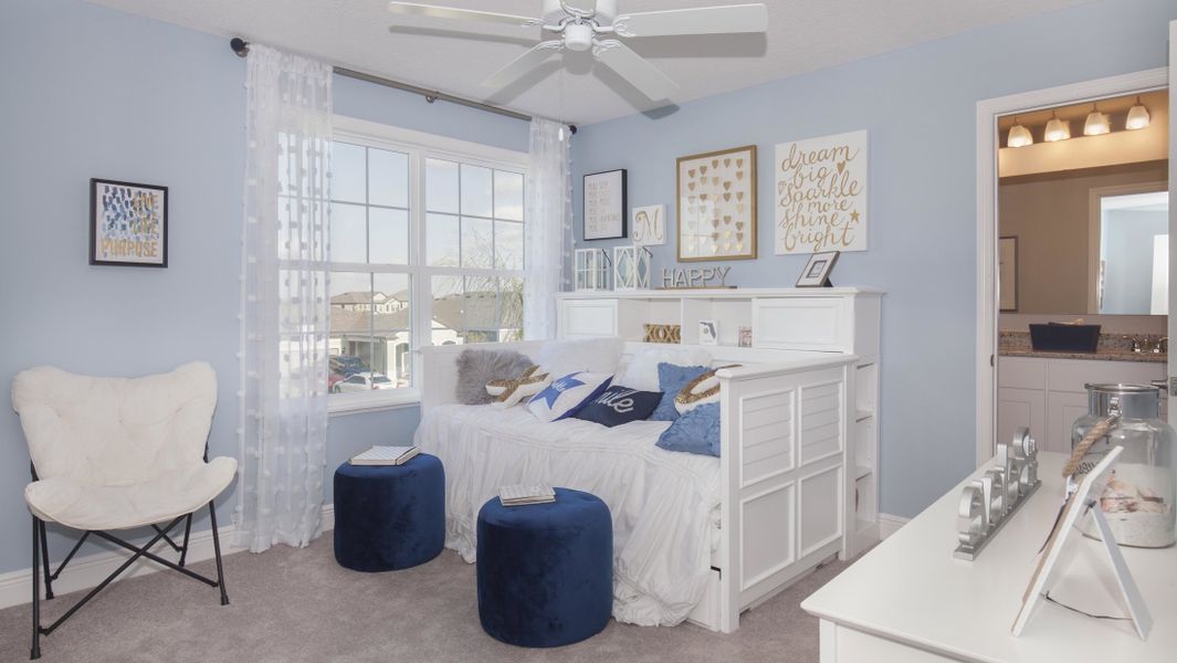 Representative furnished interior of a home built from the Carlisle by Maronda Homes in Crosswinds, Haines City (Image 15).
