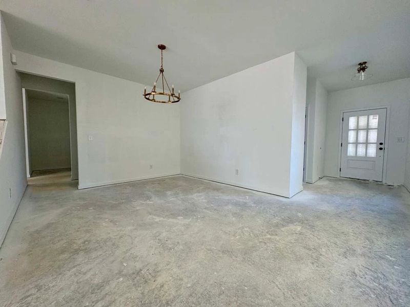 Dining Room Construction Progress Dining Room Construction Progress