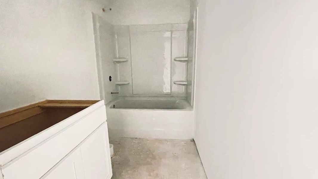 Bathroom Two Construction Progress