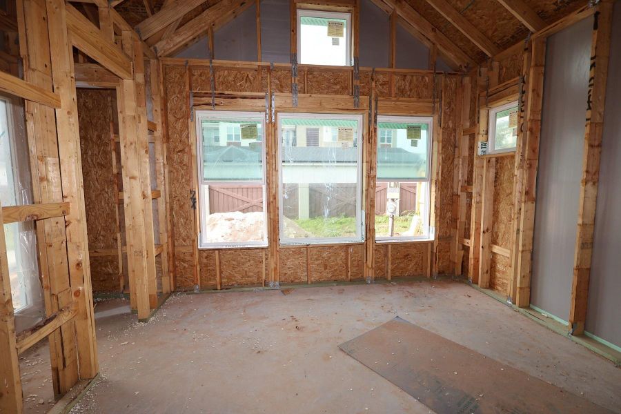 In-progress construction of a new home in Harvest Green - Reserve Collection, Richmond, TX (Image 4).