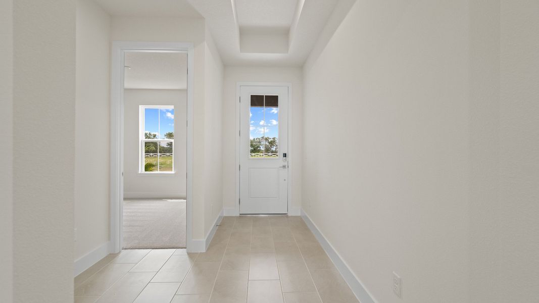 Representative unfurnished interior of a home built from the Longleaf by DRB Homes in Lakeside at Satilla, St. Cloud (Image 20).