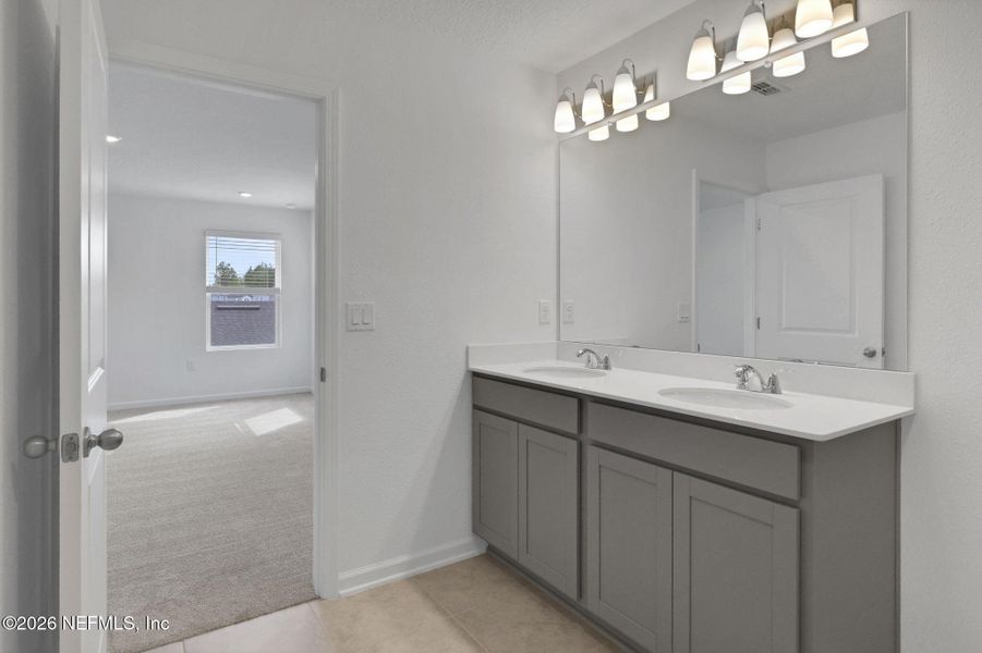 Furnished interior view inside a new home in Cedar Creek, Jacksonville (Image 17).