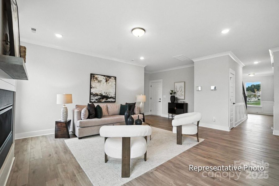 Furnished interior view inside a new home in Ashton Park, Monroe (Image 7).