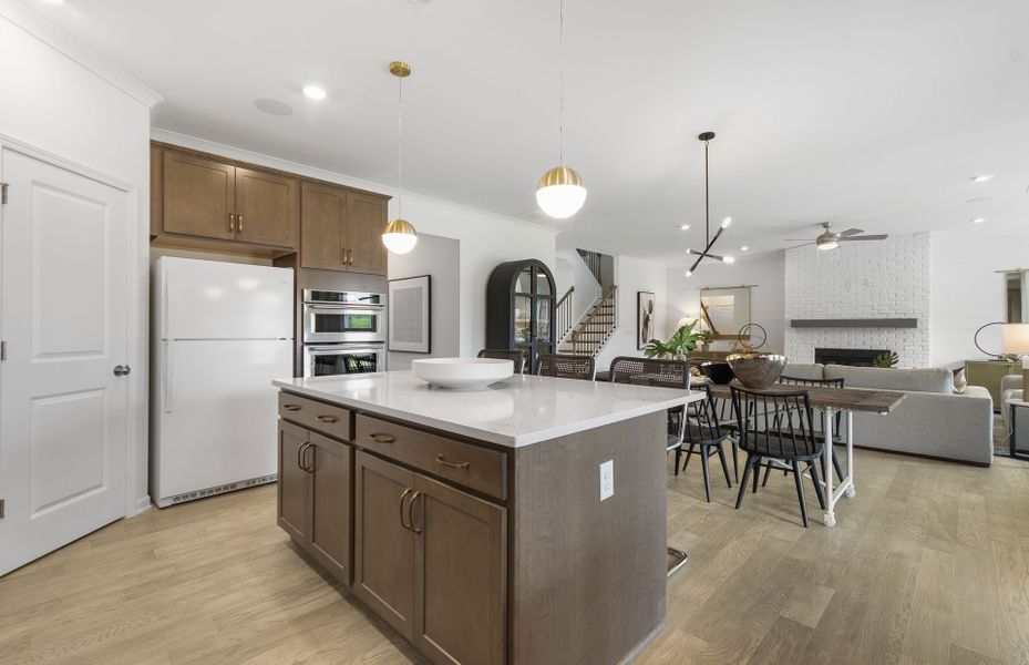 Representative furnished interior of a home built from the Riverton by Pulte Homes in Sierra Creek, Hoschton (Image 19).