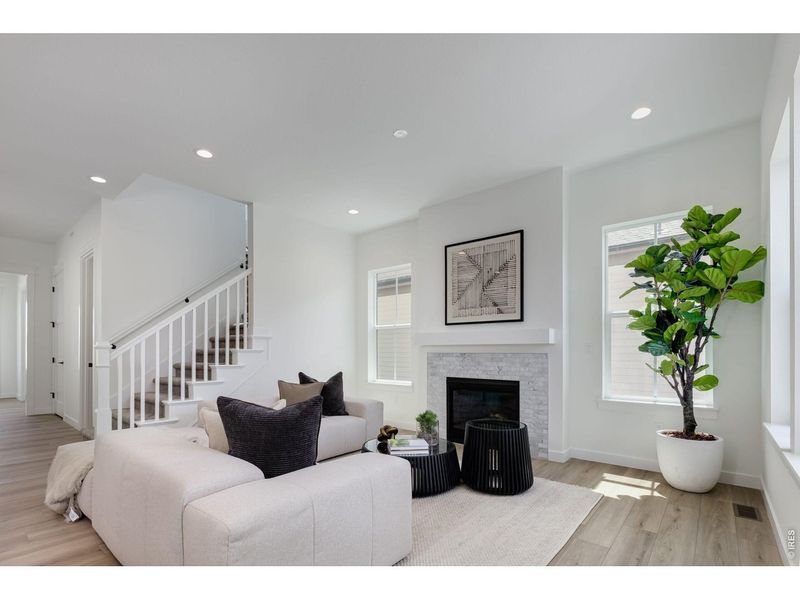 Furnished interior view inside a new home in Westerly, Erie (Image 18).