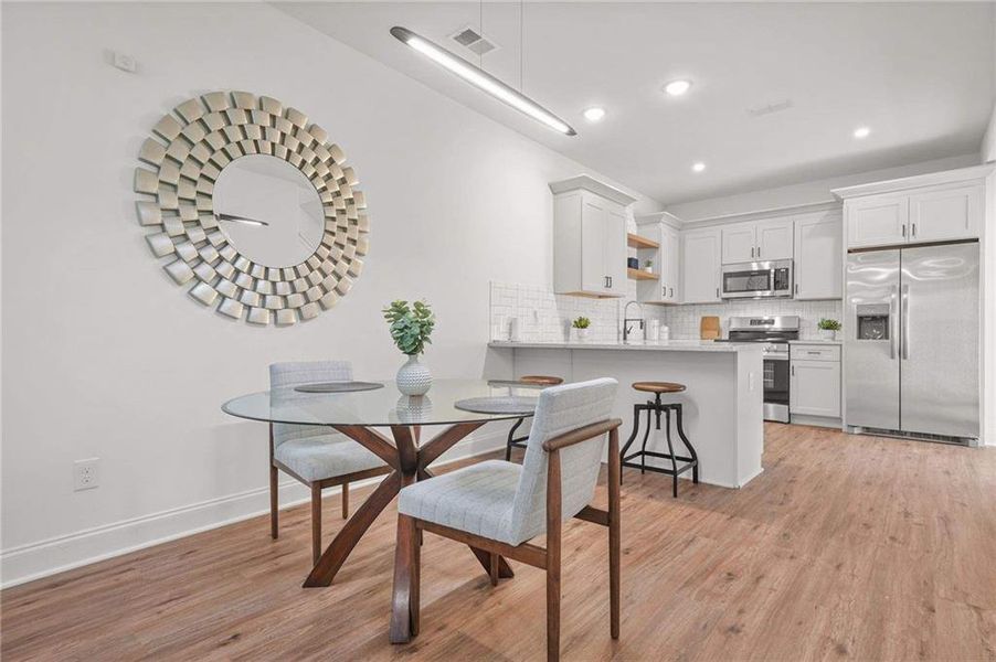 Furnished interior view inside a new home in , Atlanta (Image 4). Furnished interior view inside a new home in , Atlanta (Image 4).