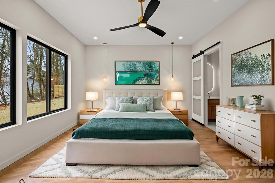 Virtually staged furniture