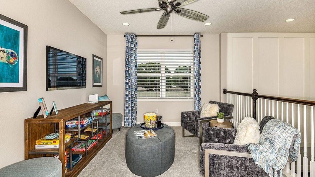 Representative furnished interior of a home built from the Anastasia by Taylor Morrison in Tiburon, Nokomis (Image 8).