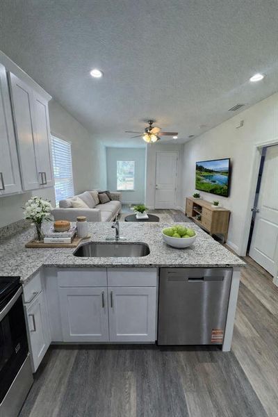 Furnished interior view inside a new home in , Sanford (Image 6).