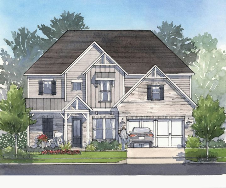 Representative rendering of the exterior for the The Chatham by Windsong Properties (Image 25). Representative rendering of the exterior for the The Chatham by Windsong Properties (Image 25).