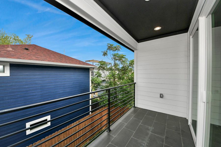 Enjoy serene mornings and peaceful sunsets from your private balcony in the primary bedroom, offering a perfect blend of comfort and outdoor tranquility.