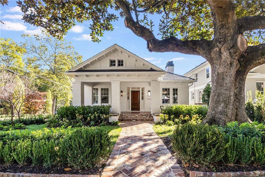 Front exterior of a new home in , Atlanta, GA, highlighting curb appeal (Image 1).