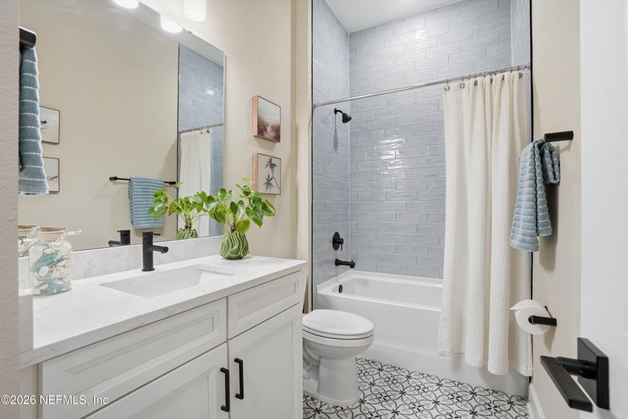 Furnished interior view inside a new home in Seven Pines 50' Rear Entry, Jacksonville (Image 18).