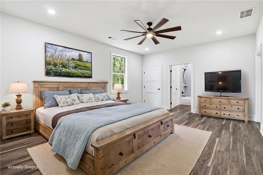 Furnished interior view inside a new home in , Acworth (Image 19).