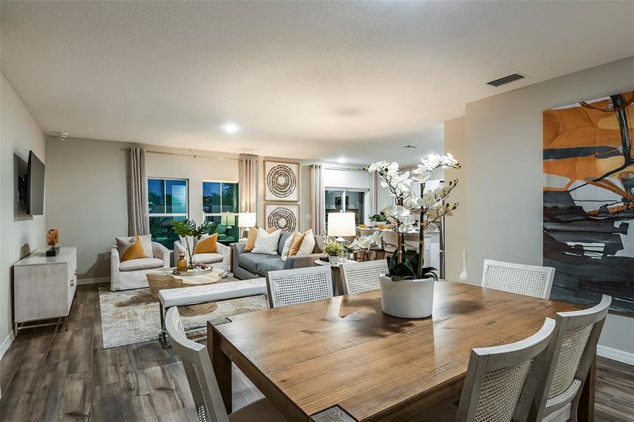 Furnished interior view inside a new home in Crosswinds, Haines City (Image 28).