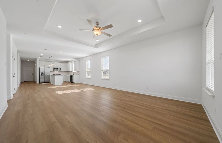 Spacious, unfurnished interior of a new home in Patterson Ranch, Georgetown (Image 43). Spacious, unfurnished interior of a new home in Patterson Ranch, Georgetown (Image 43).