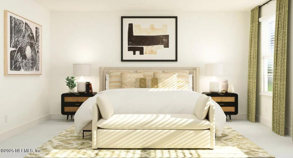 Furnished interior view inside a new home in Cove at Southwood, Jacksonville (Image 4).