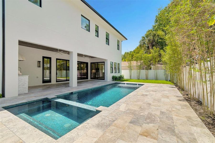 Exterior details and patio area of a home in , Tampa (Image 31).