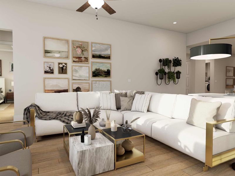 The Brookford - Family Room The Brookford - Family Room