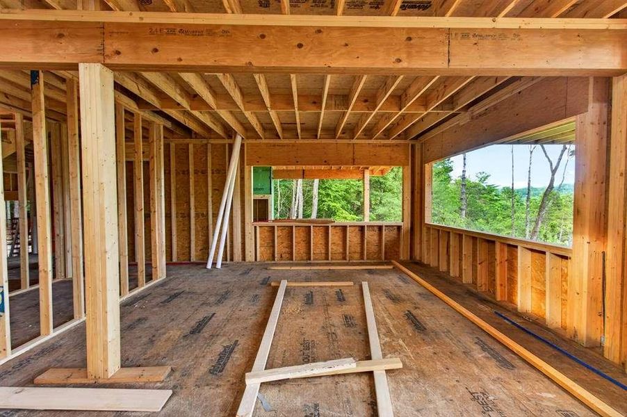In-progress construction of a new home in , Cherry Log, GA (Image 12).