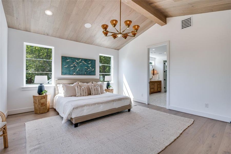 Furnished interior view inside a new home in , Dallas (Image 8).