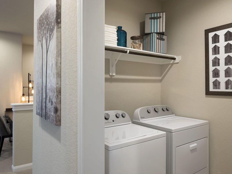 Furnished interior view inside a new home in Kemah Crossing - City Series, Kemah (Image 11).