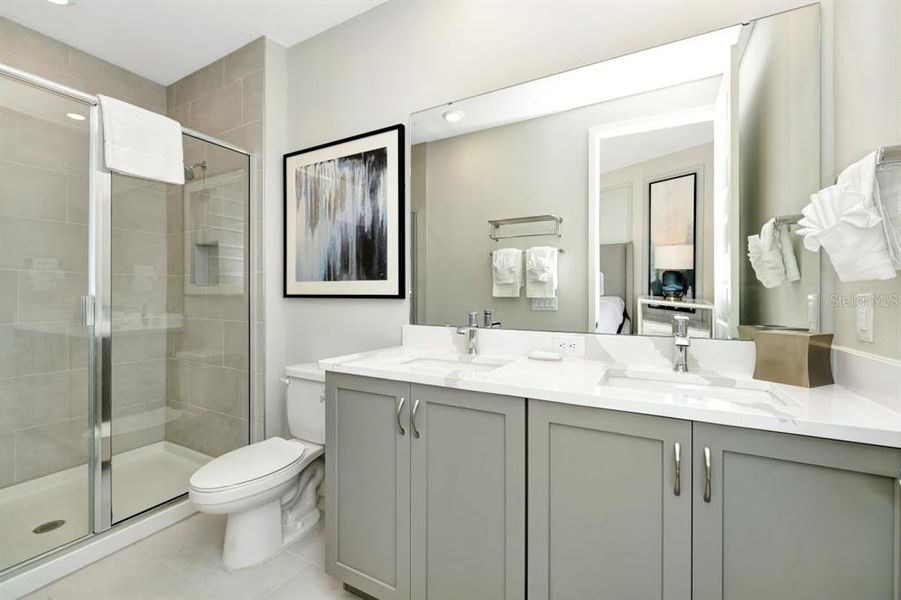 Furnished interior view inside a new home in , Kissimmee (Image 8).