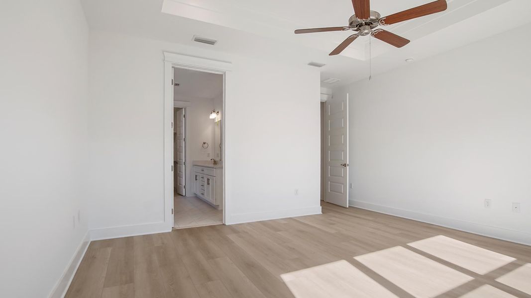Spacious, unfurnished interior of a new home in Breakfast Point East Phase II, Panama City Beach (Image 21). Spacious, unfurnished interior of a new home in Breakfast Point East Phase II, Panama City Beach (Image 21).