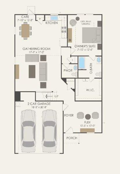 Pulte Homes, Granville floor plan