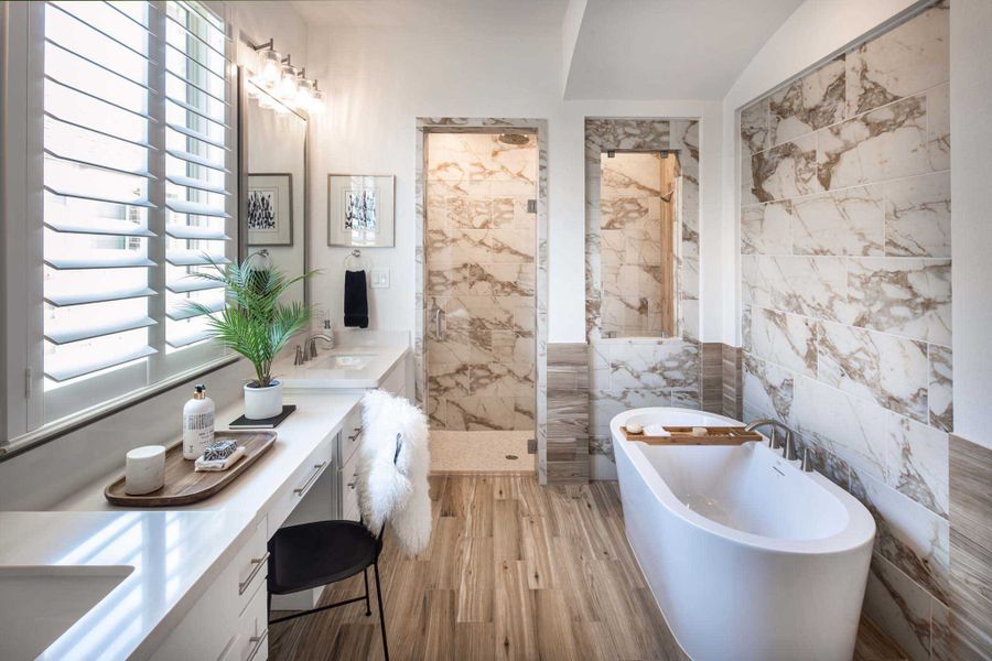 Representative Primary Bathroom - some options shown