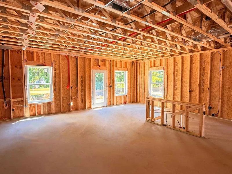 Family Room Construction Progress