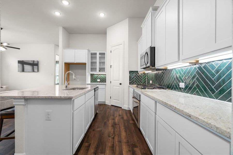 Furnished interior view inside a new home in , Garland (Image 32).