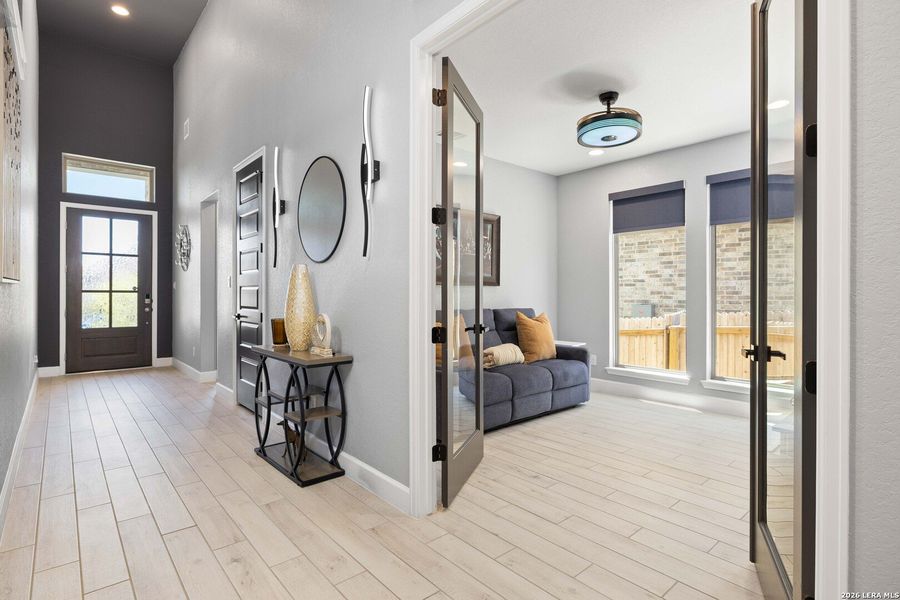 Furnished interior view inside a new home in Kallison Ranch, San Antonio (Image 37).