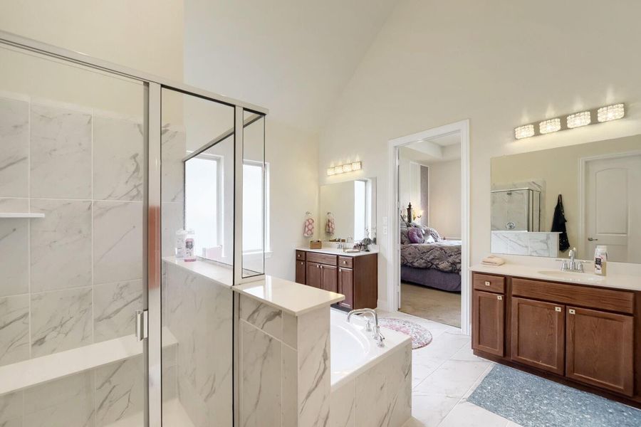 Furnished interior view inside a new home in , Katy (Image 10).