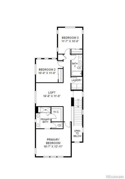 2D floor plan layout of this home in Painted Prairie, Aurora, CO (Image 3). 2D floor plan layout of this home in Painted Prairie, Aurora, CO (Image 3).