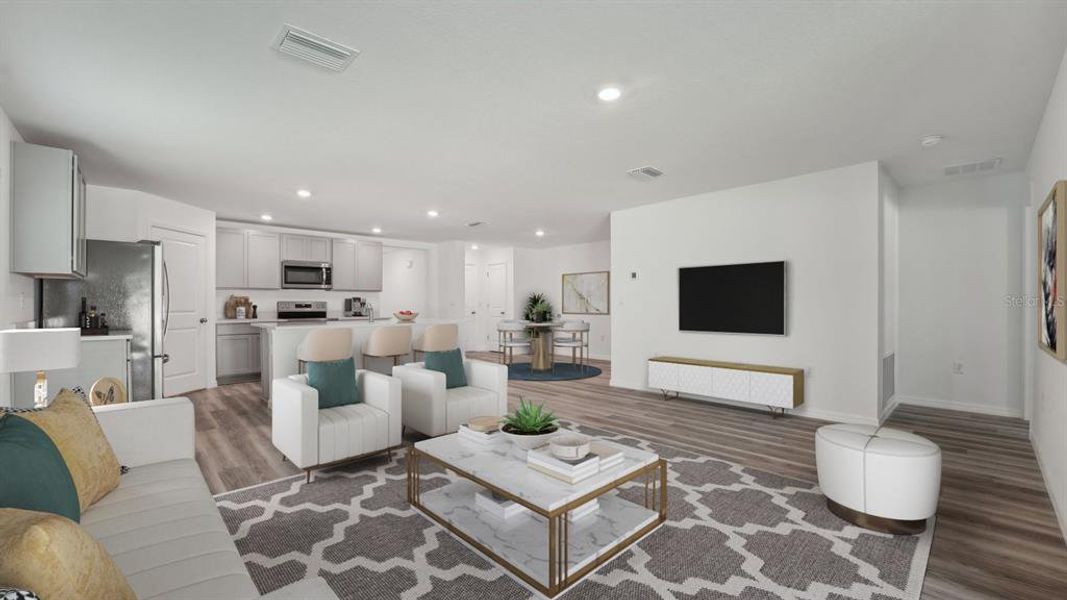 Furnished interior view inside a new home in Balm Grove, Wimauma (Image 14).