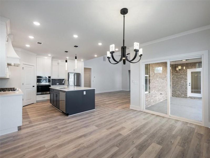 Furnished interior view inside a new home in , Buford (Image 17).