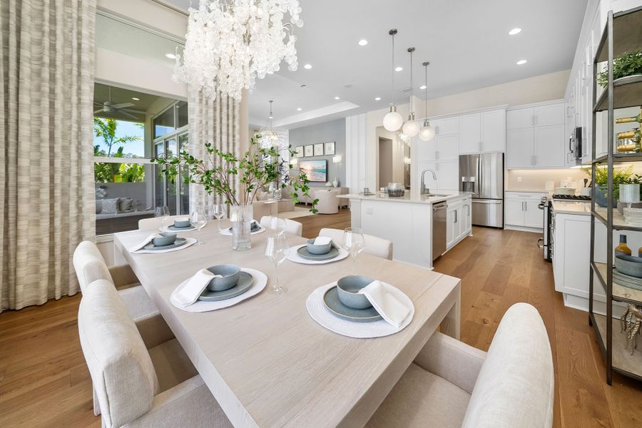 Representative furnished interior of a home built from the Horizon by GL Homes in Valencia Sky (55+), Naples (Image 8).