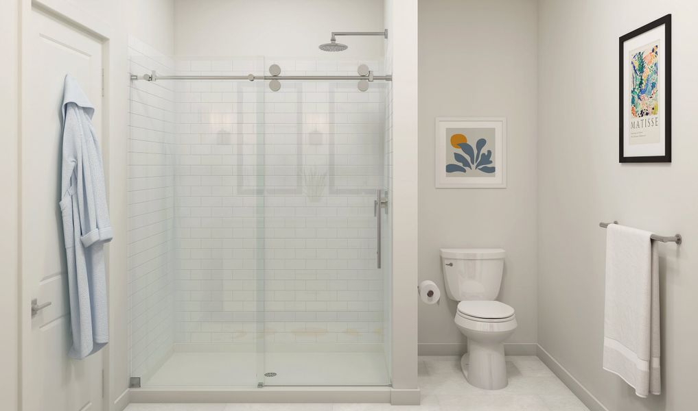 Primary bath shower Primary bath shower