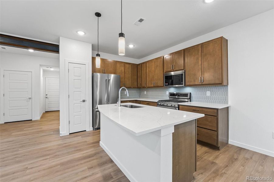 Furnished interior view inside a new home in , Arvada (Image 4).